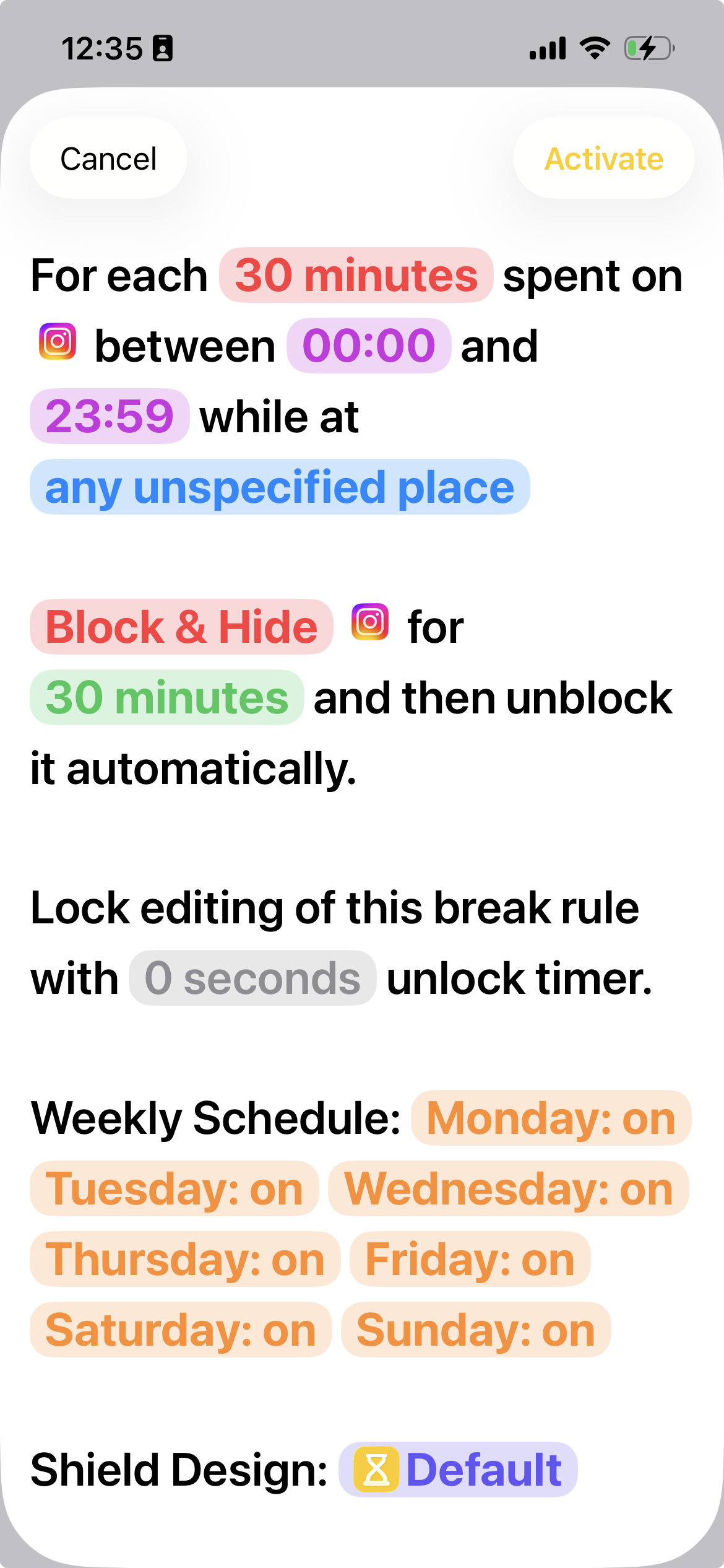 ScrollBump 1.8: Block & Hide and Free Time-of-Day Scheduling